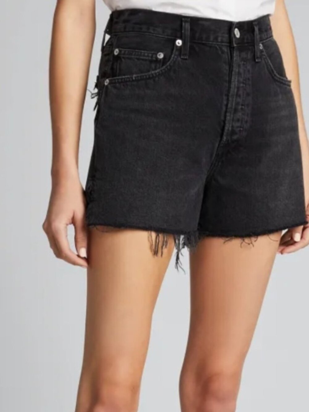 Agolde Dee Super Hi Rise Shorts in Tidal